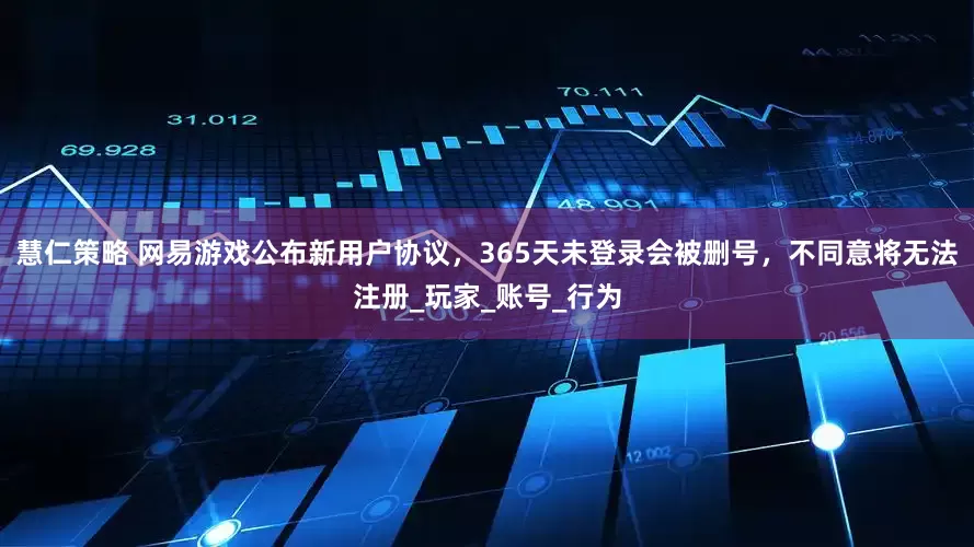 慧仁策略 网易游戏公布新用户协议，365天未登录会被删号，不同意将无法注册_玩家_账号_行为